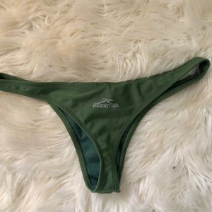 Pakaloha Olive Green Thong Bottoms